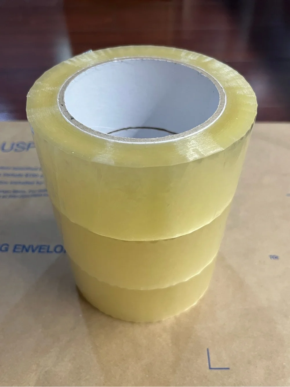 (3) Rolls of Clear Packing Tape 2 Inch x 110 Yards (330 Feet Each) Shipping New